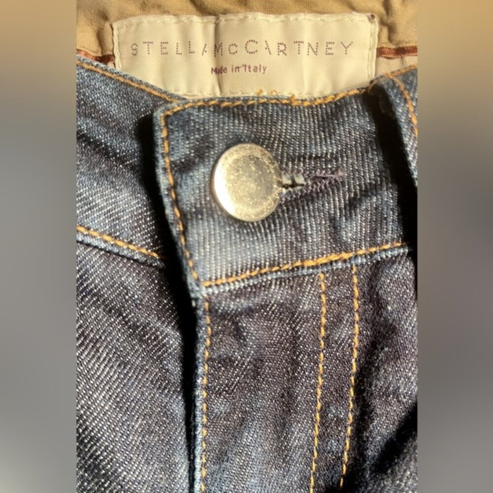 Authentic Stella Mcartney 5pocket slim fit medium wash stretch denim jean 26 - Picture 3 of 5